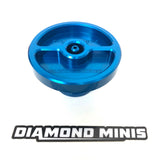 Diamond Minis Flush Finish Billet fuel cap