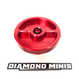 Diamond Minis Flush Finish Billet fuel cap