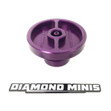 Diamond Minis Flush Finish Billet fuel cap