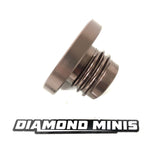 Diamond Minis Flush Finish Billet fuel cap