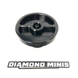 Diamond Minis Flush Finish Billet fuel cap